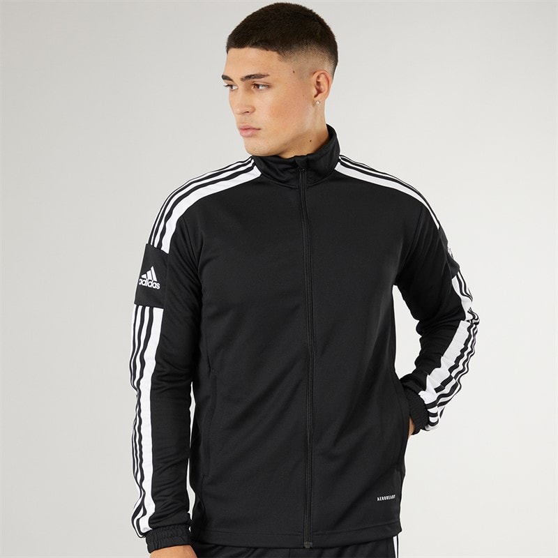adidas Mens Squadra 21 Track Jacket Black/White - Image 1