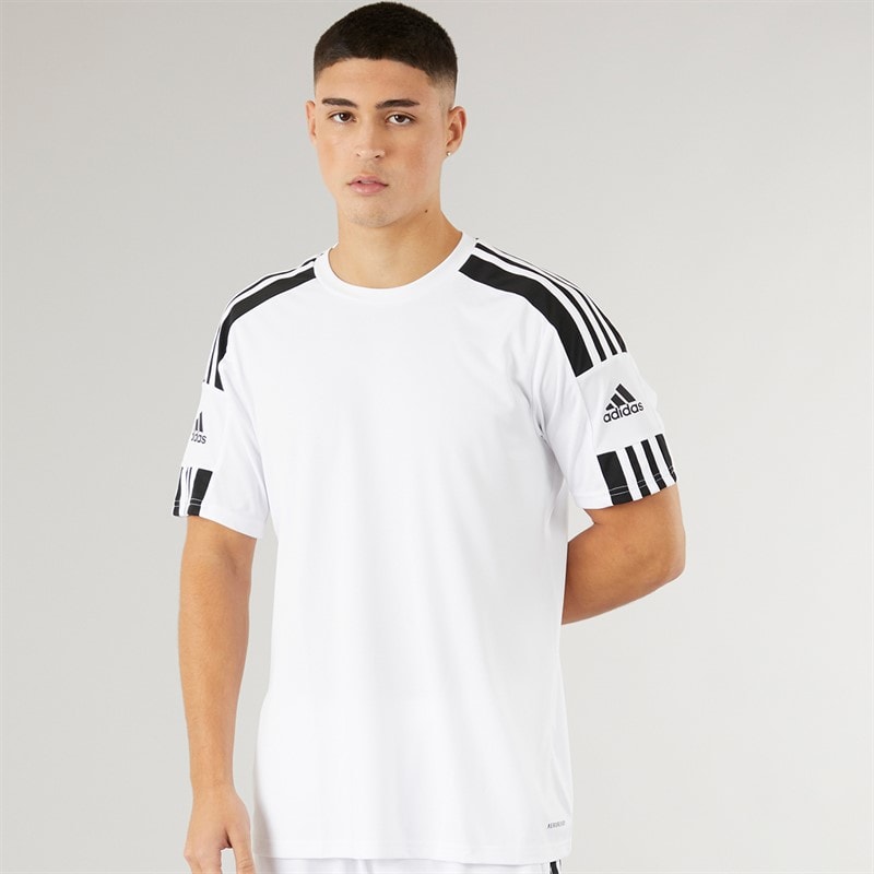 adidas Mens Squadra 21 T-Shirt White/Black