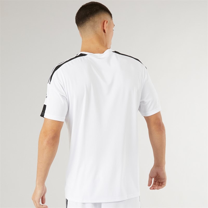 adidas Mens Squadra 21 T-Shirt White/Black - Image 2