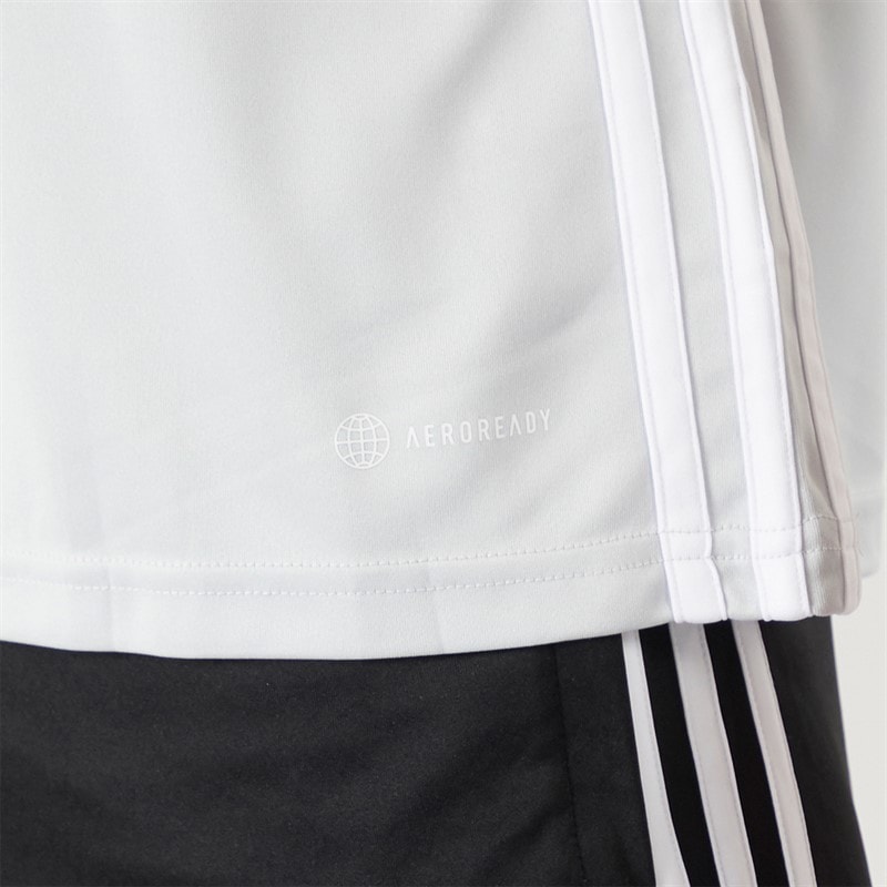 adidas Mens Tabela 23 T-Shirt Light Grey/White - Image 5