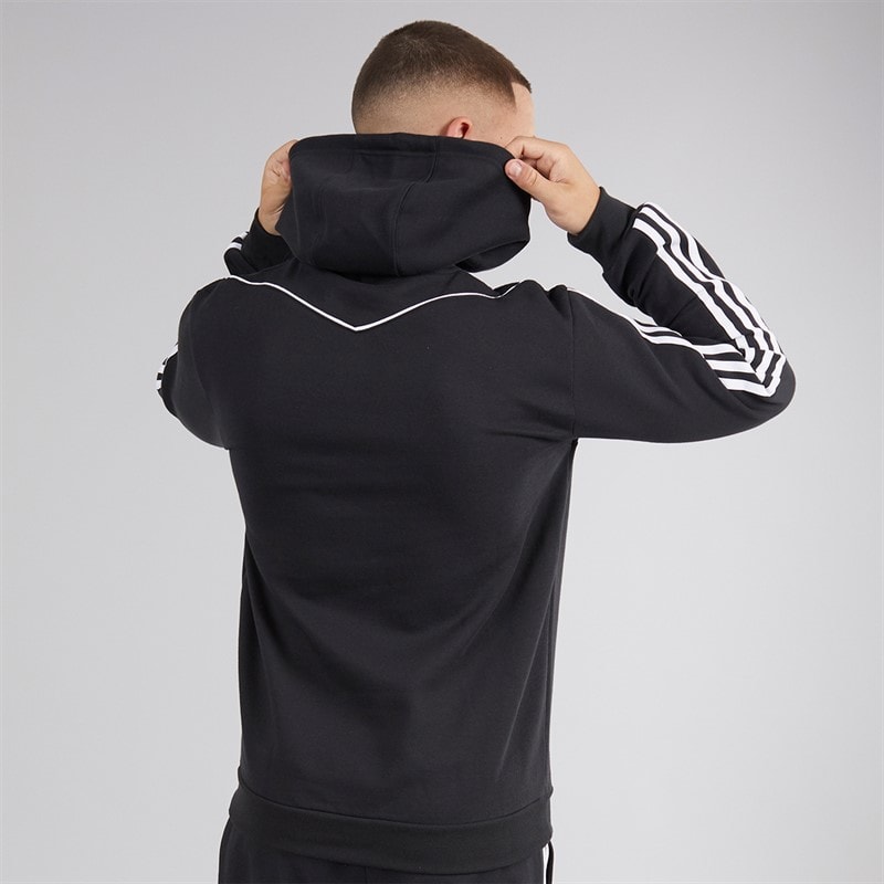 adidas Mens Tiro 23 League Pullover Sweat Hoodie Black - Image 2
