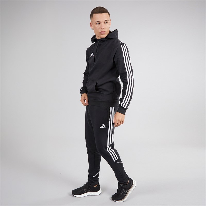 adidas Mens Tiro 23 League Pullover Sweat Hoodie Black - Image 4