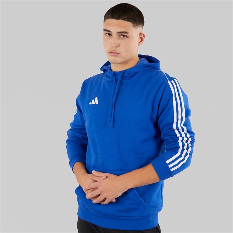 adidas Mens Tiro 23 League Pullover Sweat Hoodie Team Royal Blue - Image 3