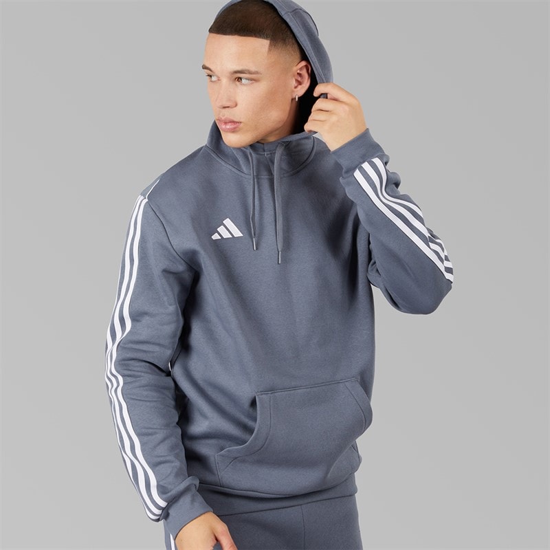 adidas Mens Tiro 23 League Pullover Sweat Hoodie Team Onix - Image 3