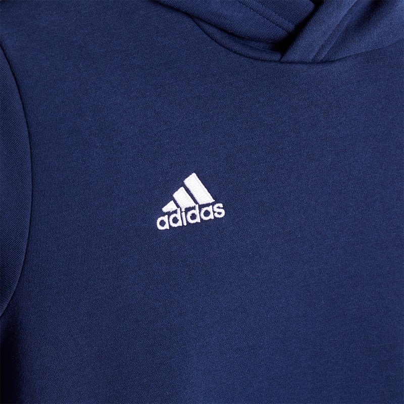 adidas Kids Entrada 22 Pullover Hoodie Team Navy Blue - Image 4