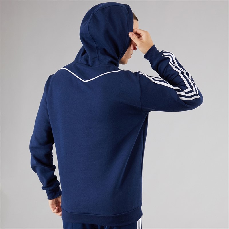 adidas Mens Tiro 23 League Pullover Sweat Hoodie Team Navy Blue - Image 2