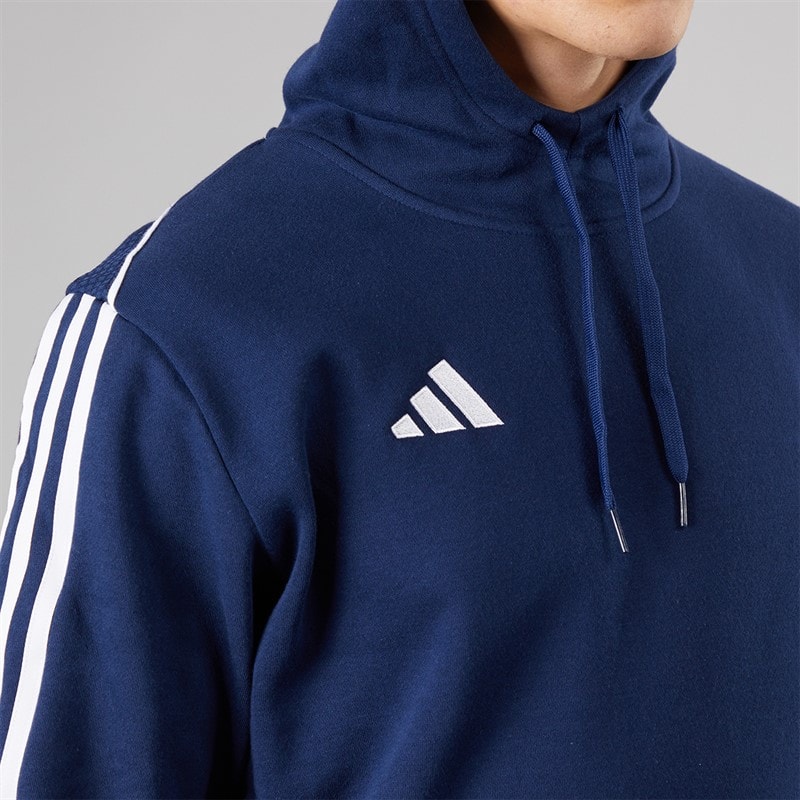 adidas Mens Tiro 23 League Pullover Sweat Hoodie Team Navy Blue - Image 5