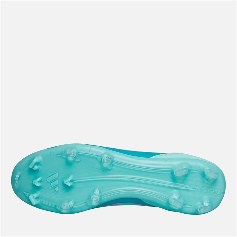adidas Mens F50 League Messi La Vida Tropical Pack FG/MG Firm/Multi Ground Football Boots Flash Aqua/Lucid Pink/Lucid Cyan - Image 2