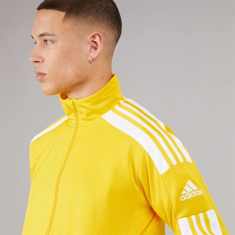 adidas Mens Squadra 21 Training Track Top Team Yellow/White - Image 5