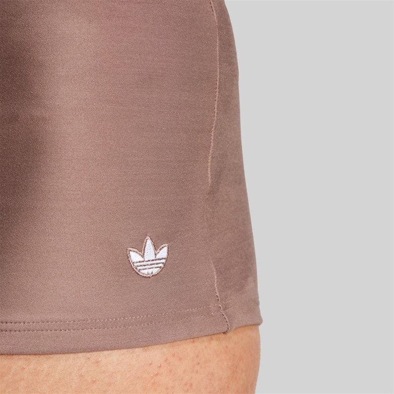 adidas Womens Essentials Swim Hot Pants Trace Brown - Image 3