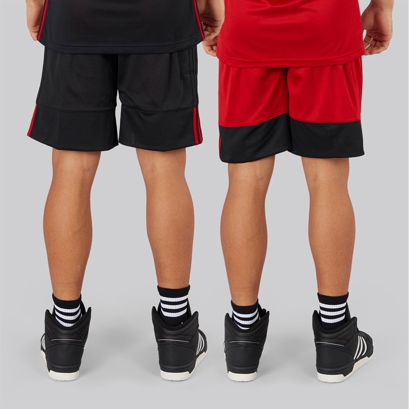adidas Mens 3G Speed Reversible Basketball Shorts Black/Power Red - Image 2