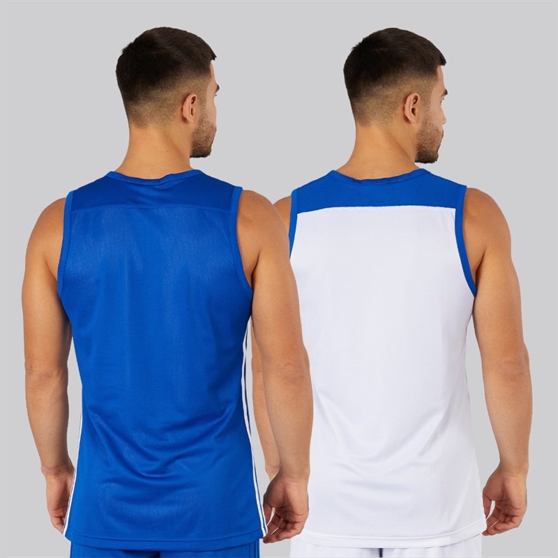 adidas Mens 3G Speed Reversible Basketball Jersey Collegiate Royal/White - Image 2