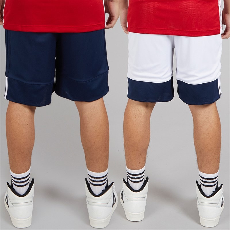 adidas Mens 3G Speed Reversible Basketball Shorts Collegiate Navy/White - Image 2