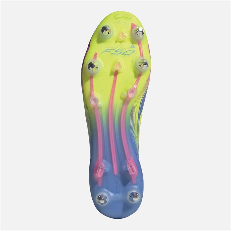 adidas Mens F50 Elite Celestial Victory Pack SG Soft Ground Football Boots Blue Fusion/Lucid Lemon/Lucid Pink - Image 2