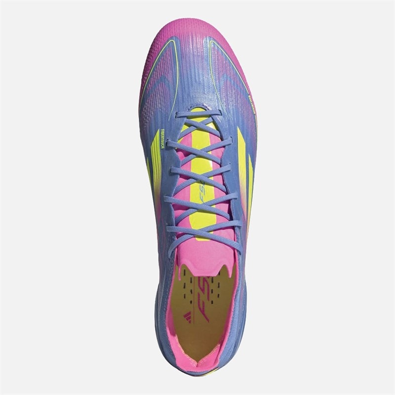 adidas Mens F50 Elite Celestial Victory Pack SG Soft Ground Football Boots Blue Fusion/Lucid Lemon/Lucid Pink - Image 4