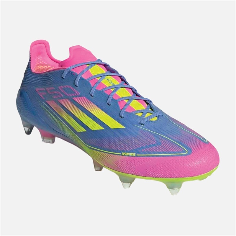 adidas Mens F50 Elite Celestial Victory Pack SG Soft Ground Football Boots Blue Fusion/Lucid Lemon/Lucid Pink - Image 5