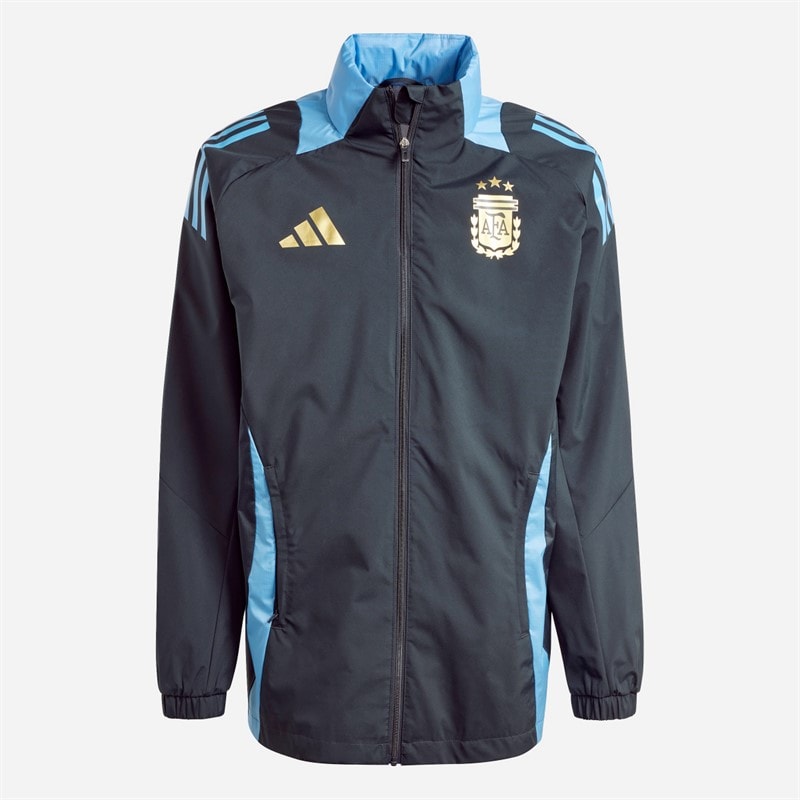 adidas Mens AFA Argentina All Weather Jacket Carbon - Image 1