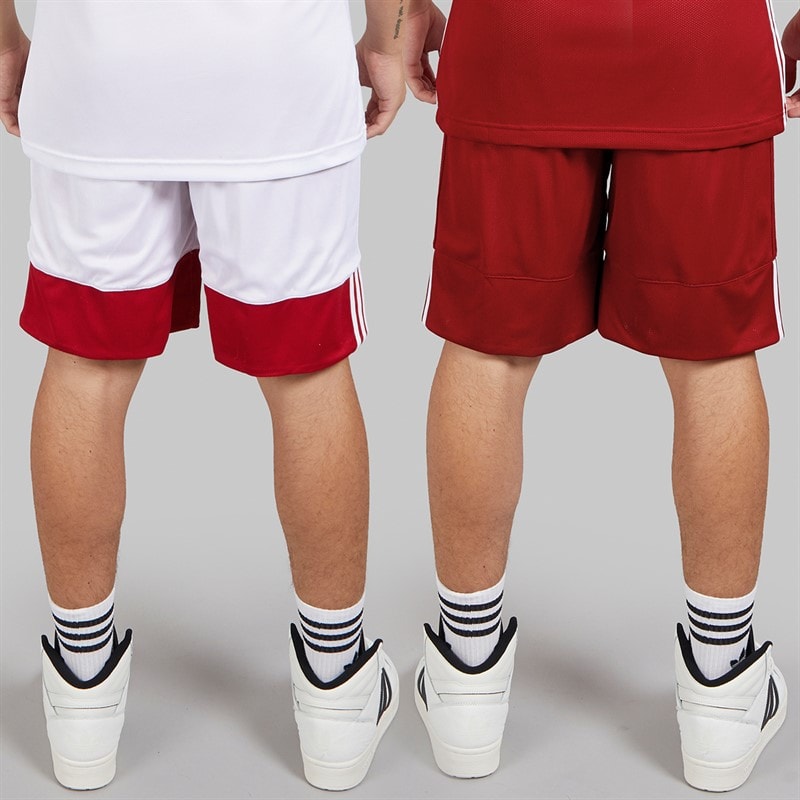 adidas Mens 3G Speed Reversible Basketball Shorts Power Red/White - Image 2