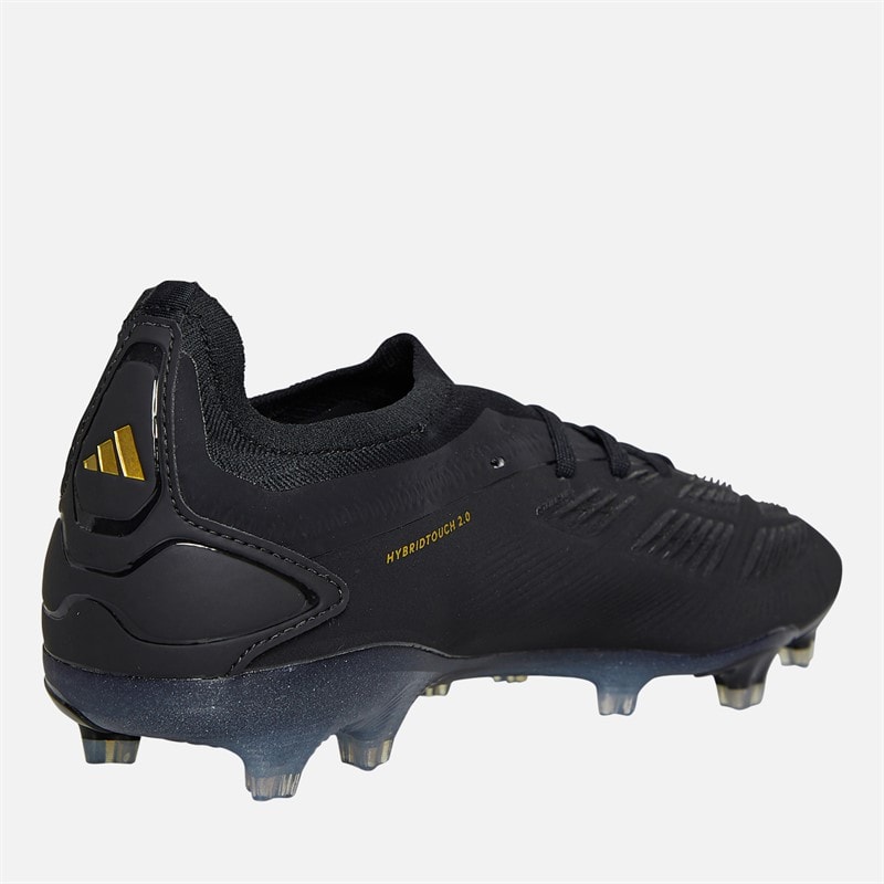 adidas Mens Predator Pro Dark Spark Pack FG Firm Ground Football Boots Core Black/Carbon/Gold Metallic - Image 5