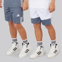 adidas Mens 3G Speed Reversible Basketball Shorts Onix/White
