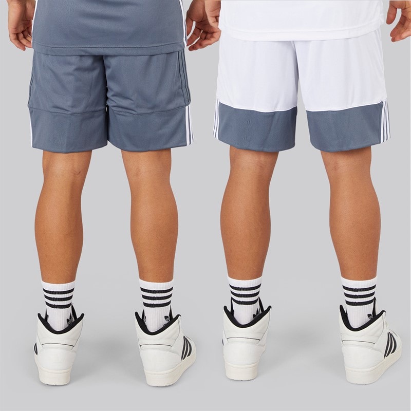 adidas Mens 3G Speed Reversible Basketball Shorts Onix/White - Image 2