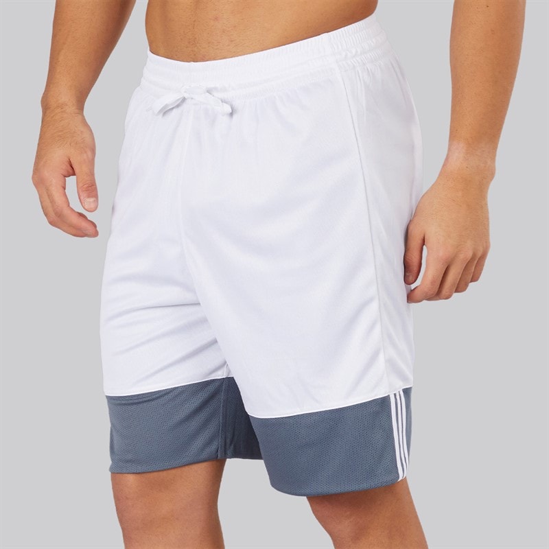 adidas Mens 3G Speed Reversible Basketball Shorts Onix/White - Image 3