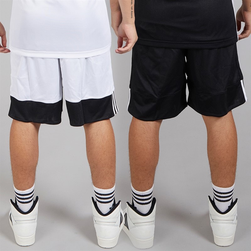 adidas Mens 3G Speed Reversible Basketball Shorts Black/White - Image 2