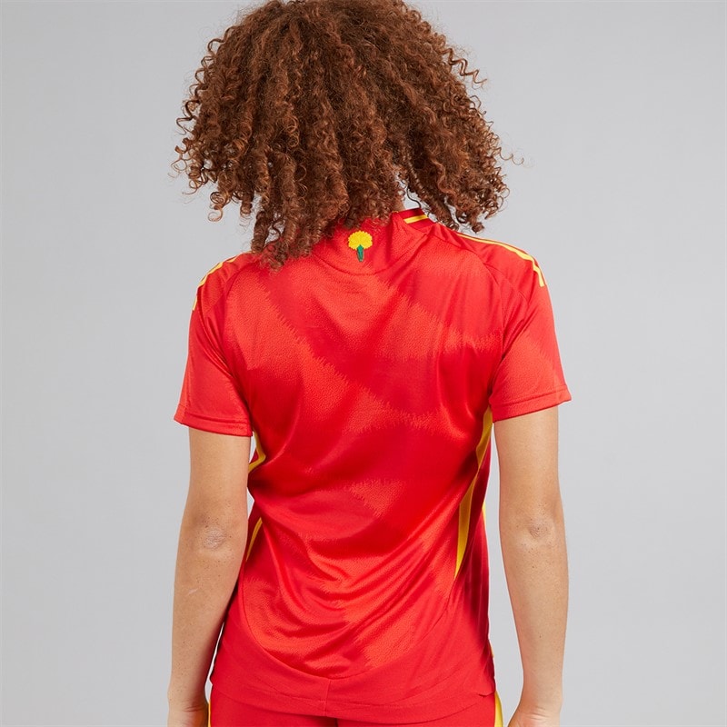 adidas Womens FEF Spain Womens 24/25 Authentic Home Jersey Better Scarlet - Image 2
