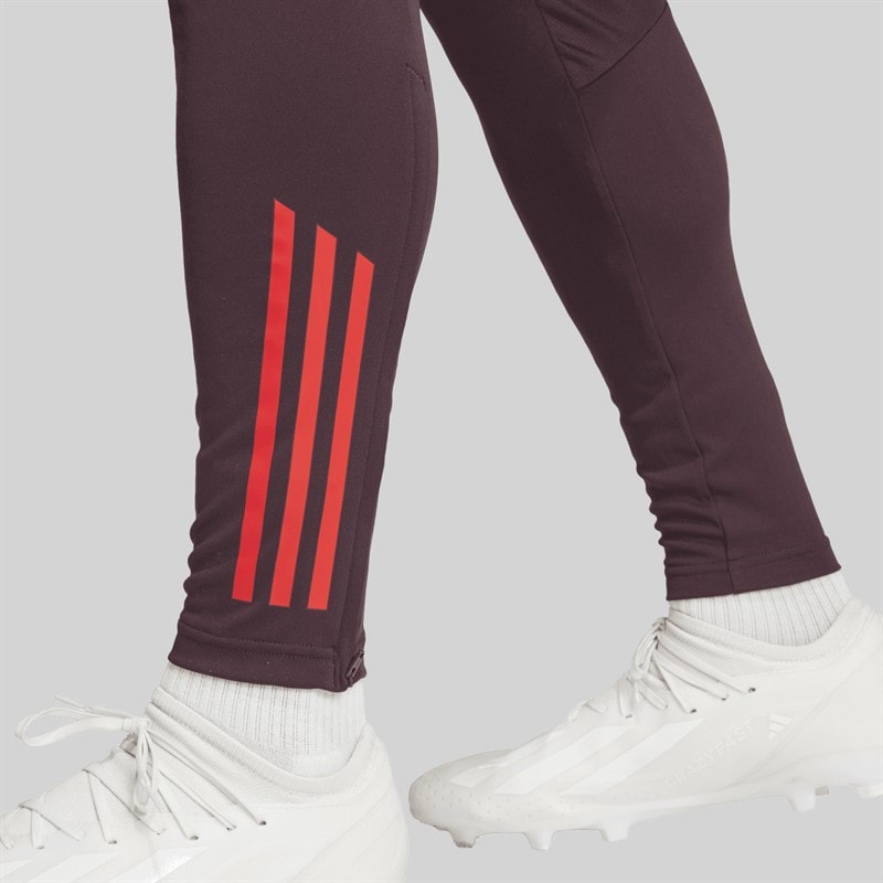 adidas Mens FCB FC Bayern Muenchen Training Pant Shadow Maroon/Red - Image 5