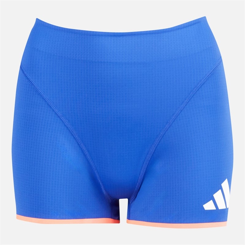 adidas Womens FFR Team France Running Booty Shorts Semi Lucid Blue