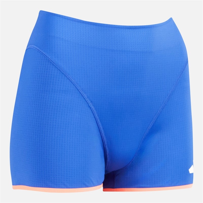 adidas Womens FFR Team France Running Booty Shorts Semi Lucid Blue - Image 2