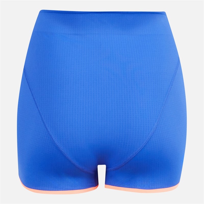 adidas Womens FFR Team France Running Booty Shorts Semi Lucid Blue - Image 3