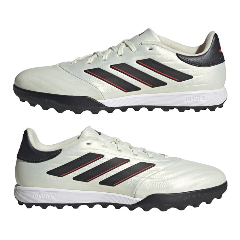 adidas Mens Copa Pure 2 League Solar Energy Pack TF Astro Football Boots Ivory/Core Black/Solar Red - Image 1