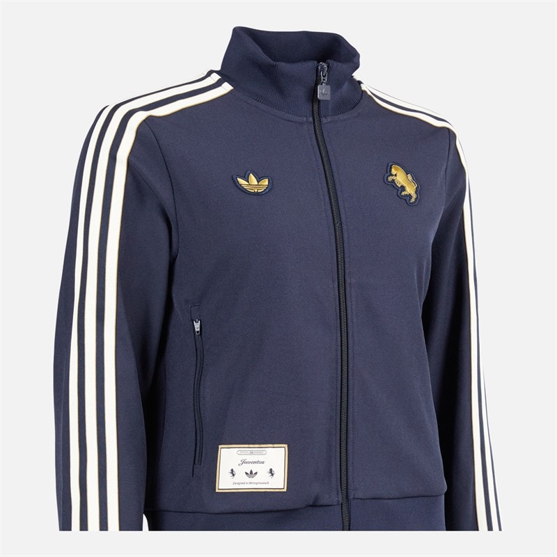 adidas Womens JFC Juventus Icon Track Top Legend Ink - Image 5