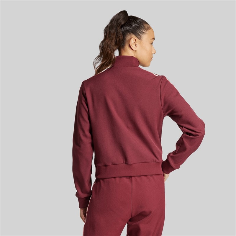 adidas Womens FCB FC Bayern Muenchen Icon Track Top Shadow Red - Image 3