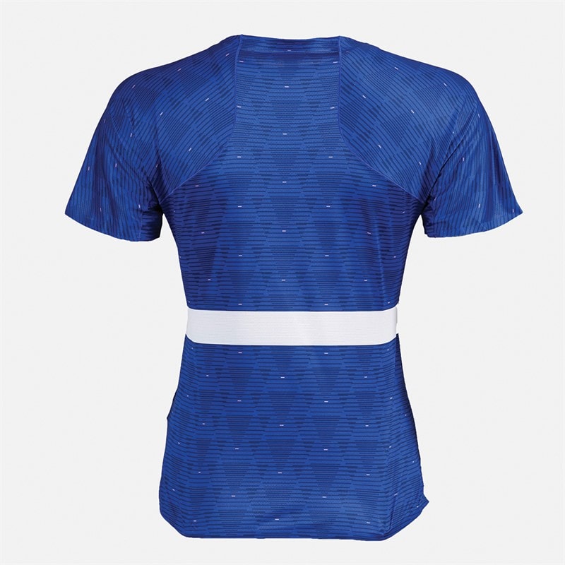 adidas Womens FFR Team France Running T-Shirt Semi Lucid Blue - Image 2