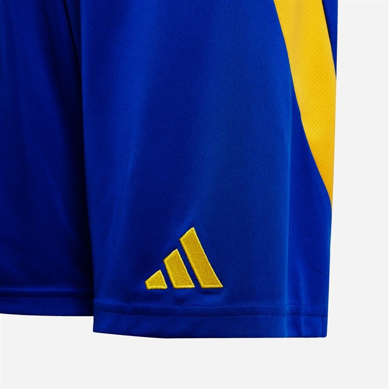adidas Junior Boys ANFC Al-Nassr 24/25 Home Shorts Team Royal Blue/Impact Yellow - Image 3