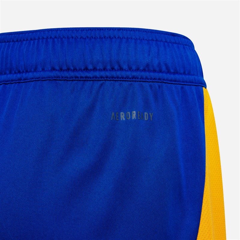 adidas Junior Boys ANFC Al-Nassr 24/25 Home Shorts Team Royal Blue/Impact Yellow - Image 5