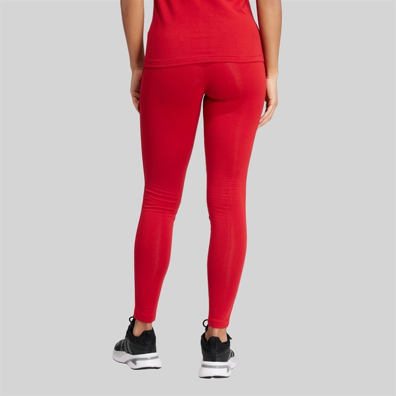 adidas Womens FCB FC Bayern Muenchen Leggings Team Power Red 2 - Image 3