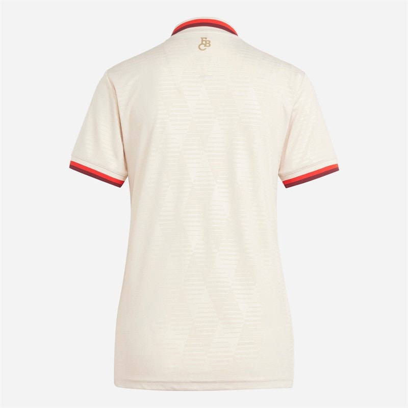 adidas Womens FCB FC Bayern Muenchen 24/25 Third Jersey Linen - Image 2
