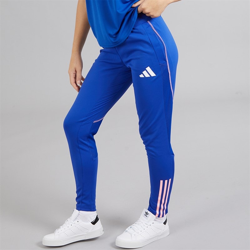 adidas Womens FFC Team France Tracksuit Bottoms Semi Lucid Blue - Image 3