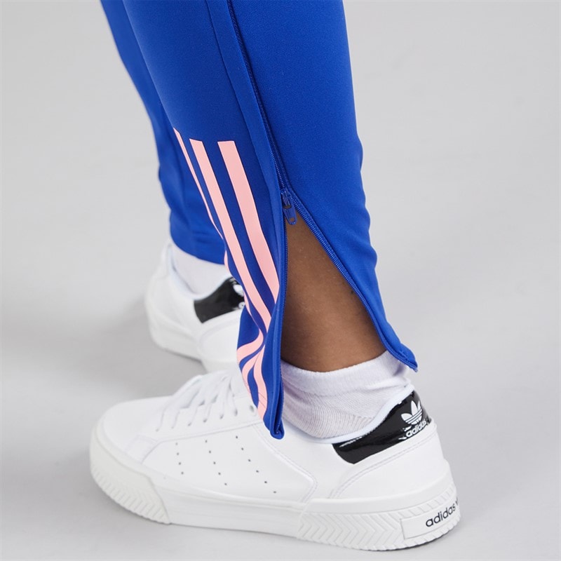 adidas Womens FFC Team France Tracksuit Bottoms Semi Lucid Blue - Image 5