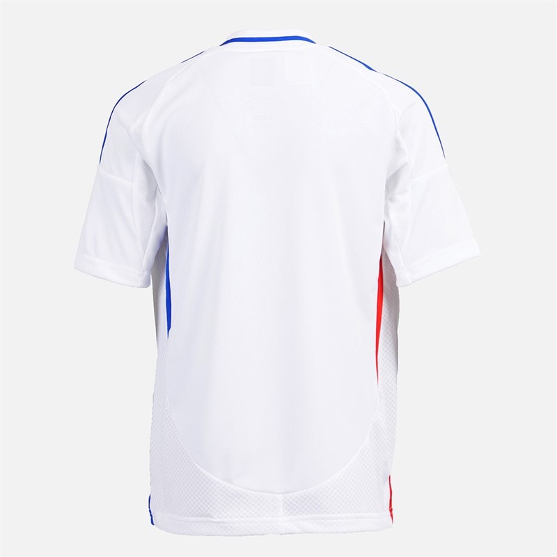 adidas Junior Boys OL Olympique Lyon 24/25 Home Jersey White - Image 2