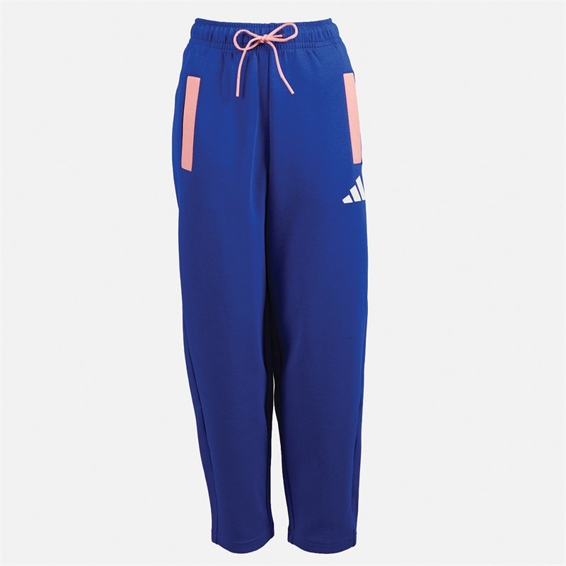 adidas Womens FFC Team France Tracksuit Bottoms Semi Lucid Blue - Image 1