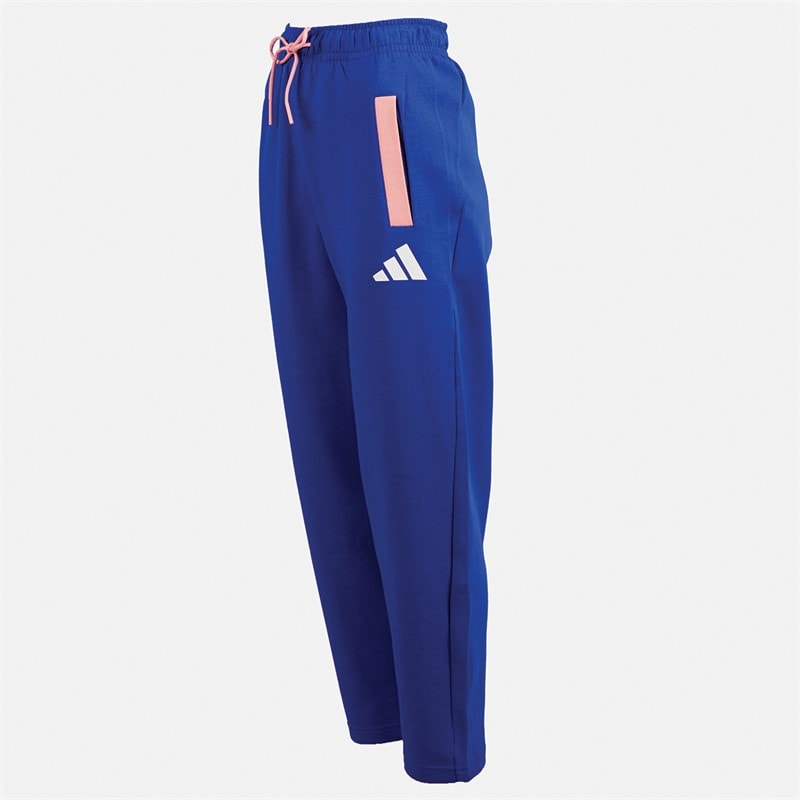 adidas Womens FFC Team France Tracksuit Bottoms Semi Lucid Blue - Image 3