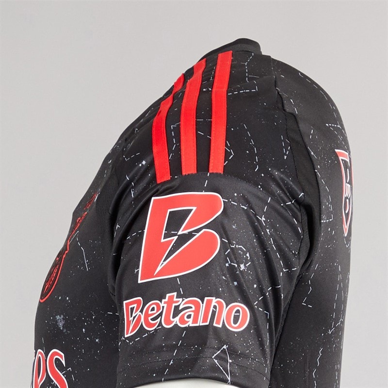 adidas Mens SLB Benfica 24/25 Away Jersey Black - Image 3