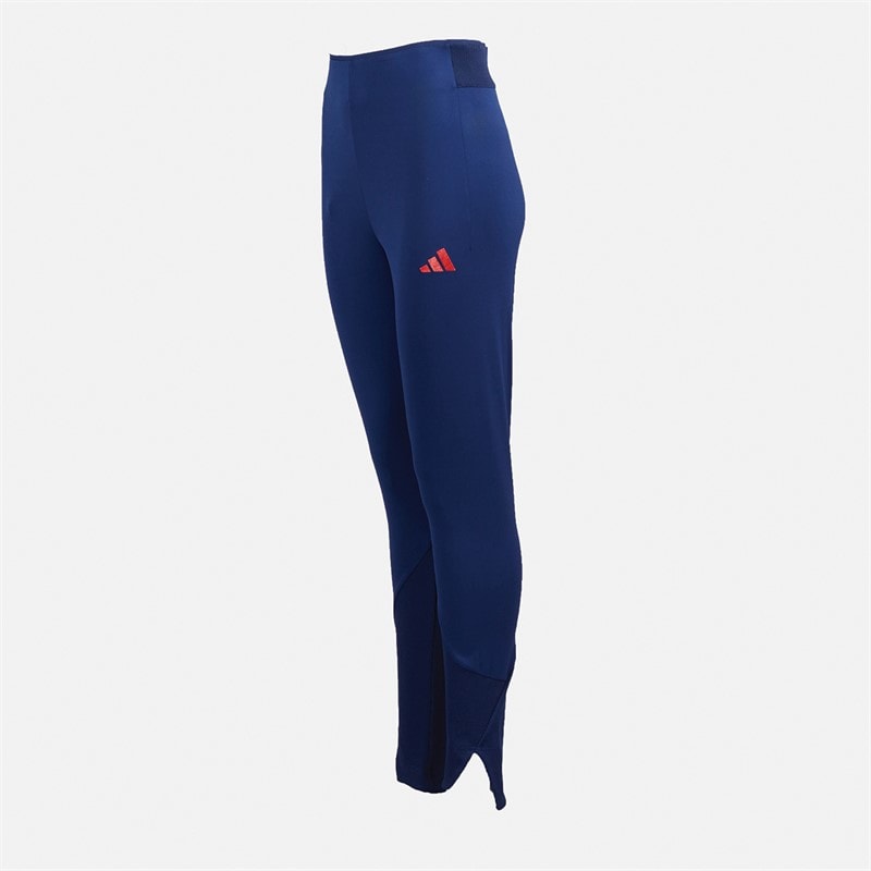 adidas Womens FFR France Rugby Z.N.E Travel Leggings Dark Blue - Image 3
