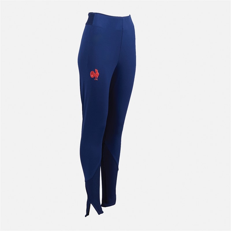 adidas Womens FFR France Rugby Z.N.E Travel Leggings Dark Blue - Image 4