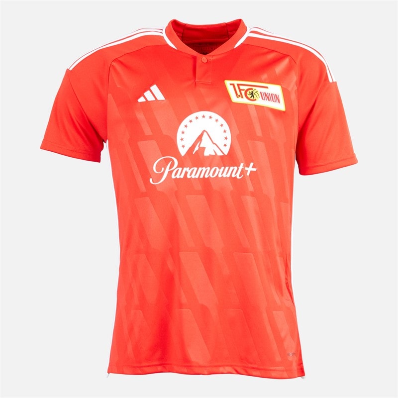 adidas Mens UNB Union Berlin 24/25 Home Jersey Vivid Red/White - Image 1