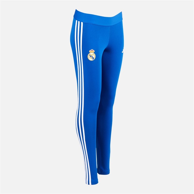 adidas Womens RMCF Real Madrid Leggings Collegiate Royal - Image 4